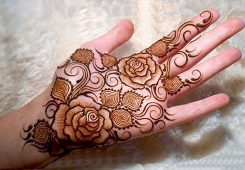 Floral Mehandi Designs 5