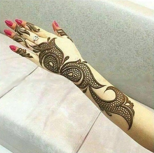 Floral Mehandi Designs 6