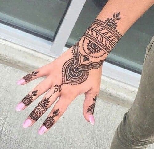 Indo Western Mehandi 6