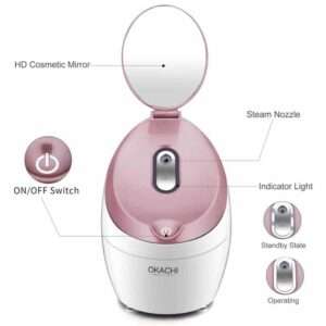 OKACHI-GLIYA-Facial-Steamer-Nano-Hot-Steam-Face-Spa-Device