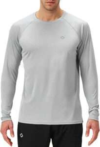 NAVISKIN Men's Quick Dry Lightweight UPF 50+ Long Sleeve Shirts