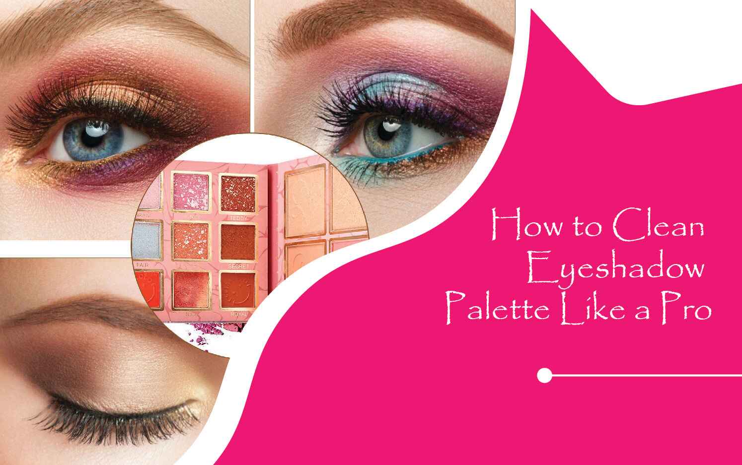 Step-by-step guide to clean eyeshadow palette
